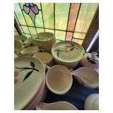 Set of Genuine Handpainted Dinnerware - Underglazed, Detergent Proof