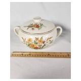 Edwin M. Knowles China with Floral Design and Norleans Japan Teapot