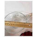 Vintage Glass Bowls - Clear, Amber, and Ruby Red