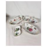 Lot of Bavarian, Lefton, Noritake, and MZ Austria Decorative Dishes