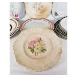 Vintage Mixed China Plate Collection - Shenango, Marcrest, Carrigaline