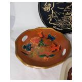 Collection of Vintage Decorative Trays and Platters
