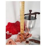 Lot of Vintage Kitchen Utensils and Cookie Cutters