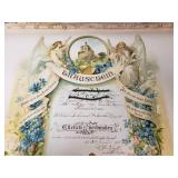 Trauschein (Marriage Certificate) by Lutheran Book Concern - 1914
