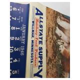 Allstate Supply 1946 Calendar with Puppies Willmar, MN