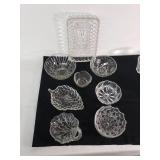 Cut Glass Bowls and Tray