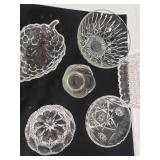 Cut Glass Bowls and Tray