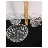 Cut Glass Serving Dishes and Bowls