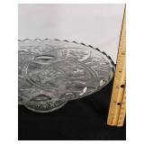 Pressed Glass Serving Platters