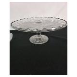 Pressed Glass Serving Platters
