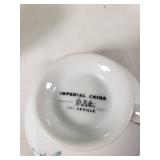 Mixed Dishware including Imperial China Seville Teacups, Syracuse China Bowls, Fire King Mug and More