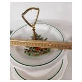 Avon Christmas Home Entertainment Set Tier Tray