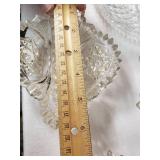 Vintage Glassware and White Teacups