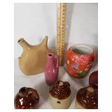 Assorted Ceramic and Pottery Vessels Collection