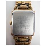 Seiko Vintage Quartz Dress Watch Gold Tone -Running