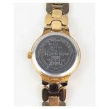 Timex Gold-Tone Ladies Watch With Indiglo - running new battery