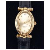 Diamond Quartz Dress Watch With New Battery  - running new battery