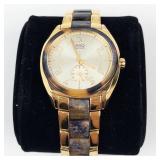 Esq Movado Quartz Dress Watch 30m Water Resistant - New Battery & Running