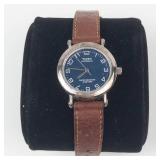 Timex Quartz Watch - New Battery, Running, Leather Strap