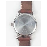 Timex Quartz Watch - New Battery, Running, Leather Strap