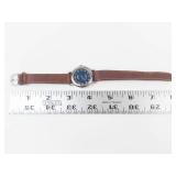 Timex Quartz Watch - New Battery, Running, Leather Strap