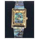 Le Baron Abalone Quartz Watch With New Battery