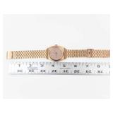 Nixon Quartz Watch With Gold Tone Bracelet - New Battery - Running