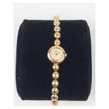 Seiko Quartz Beaded Bracelet Watch - running new battery