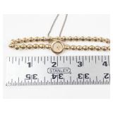 Seiko Quartz Beaded Bracelet Watch - running new battery
