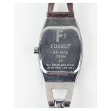 Fossil Es-9620 Quartz Running Watch With New Battery