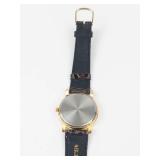 Minnesota Moose Quartz Wrist Watch With Brown Leather Strap - New Battery - Running