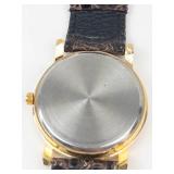 Minnesota Moose Quartz Wrist Watch With Brown Leather Strap - New Battery - Running