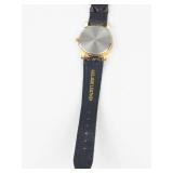 Minnesota Moose Quartz Wrist Watch With Brown Leather Strap - New Battery - Running