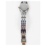 Relic Rhinestone Quartz Two-Tone Stainless Steel Watch - New Battery - Running