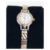 Carriage Quartz Two-Tone Wrist Watch - New Battery - Running