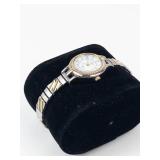 Carriage Quartz Two-Tone Wrist Watch - New Battery - Running