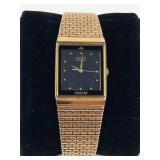 Seiko Galaxy Quartz Watch in Gold-Tone Bracelet - New Battery - Running