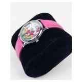 Floral Quartz Wrist Watch - Running, New Battery