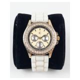 Quartz Crystal Bezel Watch, - Running, New Battery