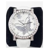 Bling Jewelry Quartz Butterfly Watch - Battery Running