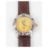 Little Mermaid Disney Accutime Quartz Watch With Rhinestone Bezel - Running, New Battery