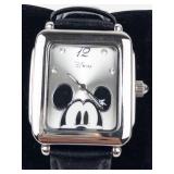 Disney Mickey Mouse Accutime Mk1007 Quartz Watch - New Battery - Running