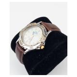 Nike Air Wristwatch With Leather Strap - New Battery, Running
