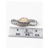 Timex Quartz Two-Tone Wristwatch - Running With New Battery
