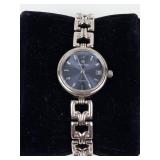 Anne Klein Quartz Bracelet Watch With Blue Dial - New Battery - Running
