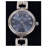 Anne Klein Quartz Bracelet Watch With Blue Dial - New Battery - Running
