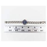 Anne Klein Quartz Bracelet Watch With Blue Dial - New Battery - Running
