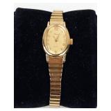 Timex Quartz Running Watch Gold Tone Bracelet - New Battery - Running