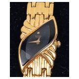 Seiko Quartz Gold Tone Watch - New Battery - Running
