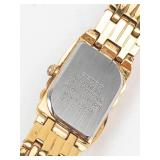 Seiko Quartz Gold Tone Watch - New Battery - Running